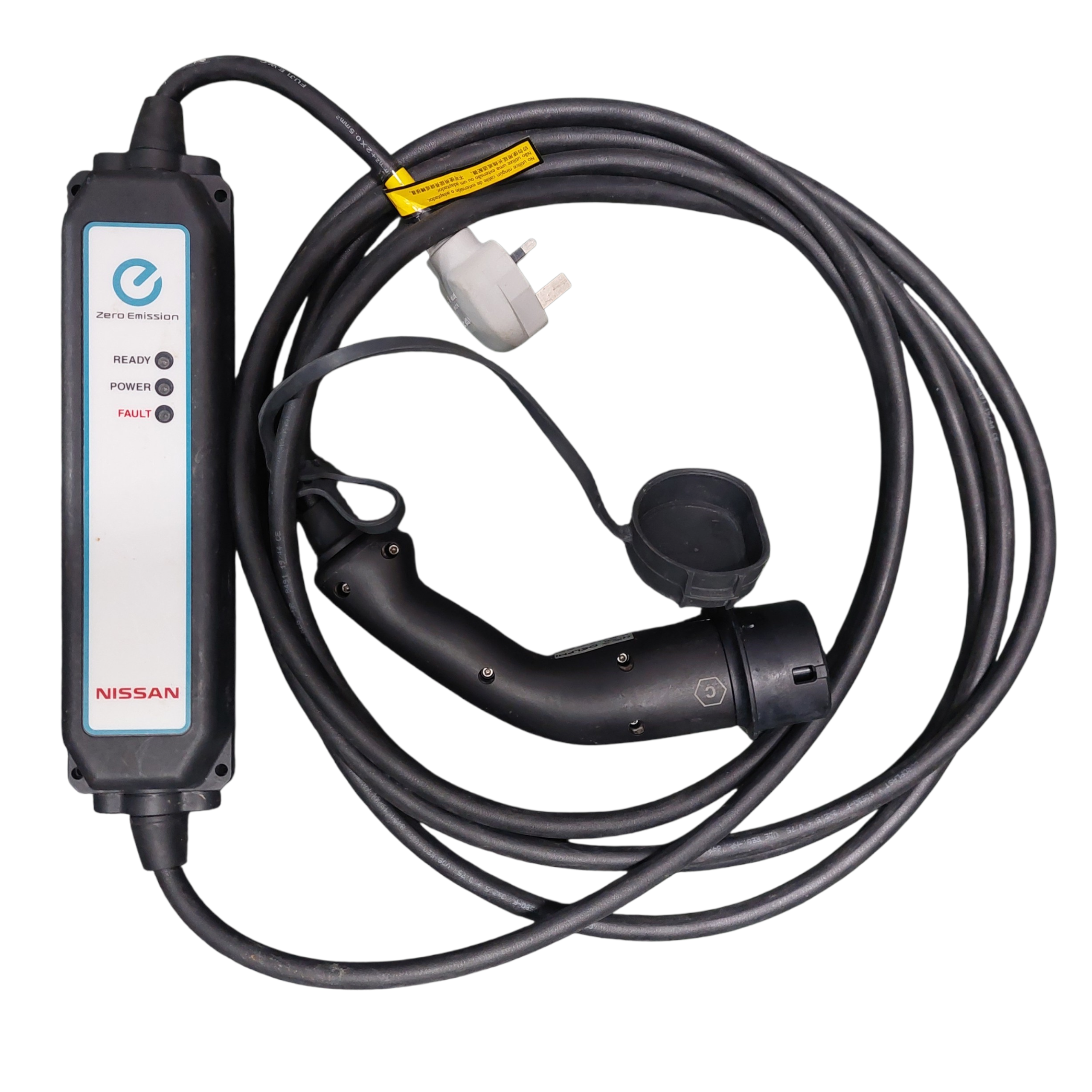 Pre-owned Nissan EV Home Charger Cable Type 2 to 3-Pin 29690 5SJ0A